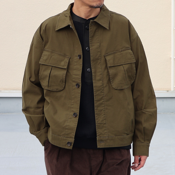 画像3: バックサテン ジャングル ファティーグ ショートジャケット【送料無料】/ Audience (3)