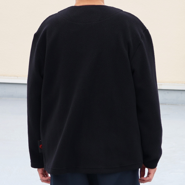 画像5: POLARTEC（ポーラテック）Thermal Proボア ノーカラー スナップ ジャケット【MADE IN JAPAN】『日本製』【送料無料】/ Upscape Audience (5)