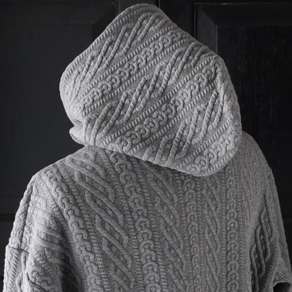 画像26: 「尾州」コットンキルト スタンドフード ZIPパーカー【MADE IN JAPAN】『日本製』【送料無料】 / Upscape Audience (26)