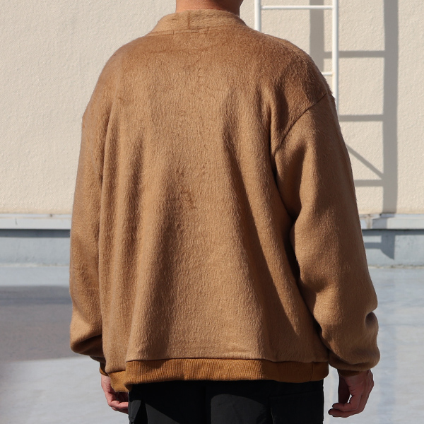 画像4: モヘアライク ウールシャギー ニットソー カーディガン【MADE IN JAPAN】『日本製』 / Upscape Audience (4)