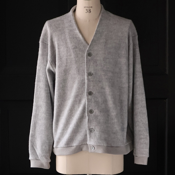 画像9: モヘアライク ウールシャギー ニットソー カーディガン【MADE IN JAPAN】『日本製』 / Upscape Audience (9)