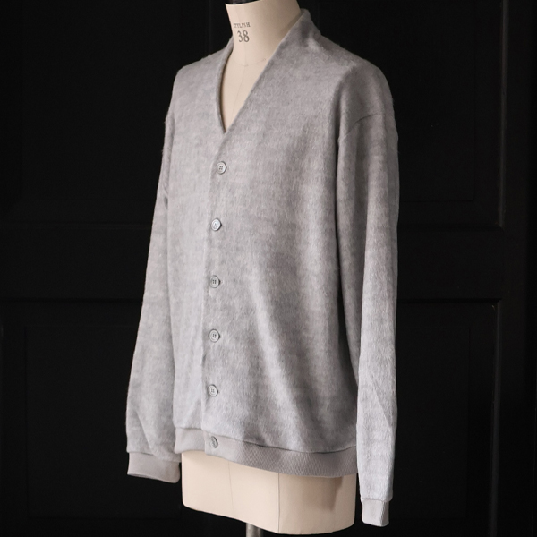 画像10: モヘアライク ウールシャギー ニットソー カーディガン【MADE IN JAPAN】『日本製』 / Upscape Audience (10)