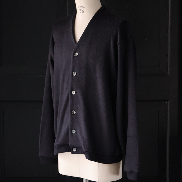 画像12: モヘアライク ウールシャギー ニットソー カーディガン【MADE IN JAPAN】『日本製』 / Upscape Audience (12)