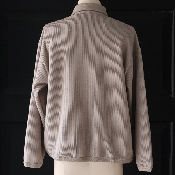 画像8: ウールビッグワッフル ニットソー ポロカーディガン【MADE IN JAPAN】『日本製』 / Upscape Audience (8)