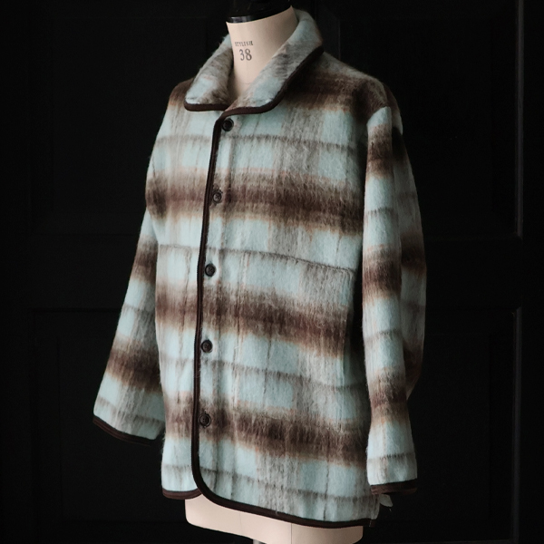 画像13: ECOLANA(エコラーナ) シャギーチェック スタンドオーバー ジャケット【MADE IN JAPAN】『日本製』【送料無料】 / Upscape Audience (13)