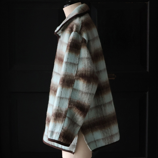 画像14: ECOLANA(エコラーナ) シャギーチェック スタンドオーバー ジャケット【MADE IN JAPAN】『日本製』【送料無料】 / Upscape Audience (14)