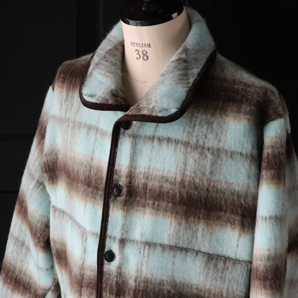 画像17: ECOLANA(エコラーナ) シャギーチェック スタンドオーバー ジャケット【MADE IN JAPAN】『日本製』【送料無料】 / Upscape Audience (17)