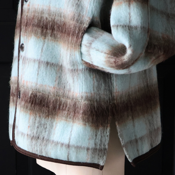 画像19: ECOLANA(エコラーナ) シャギーチェック スタンドオーバー ジャケット【MADE IN JAPAN】『日本製』【送料無料】 / Upscape Audience (19)