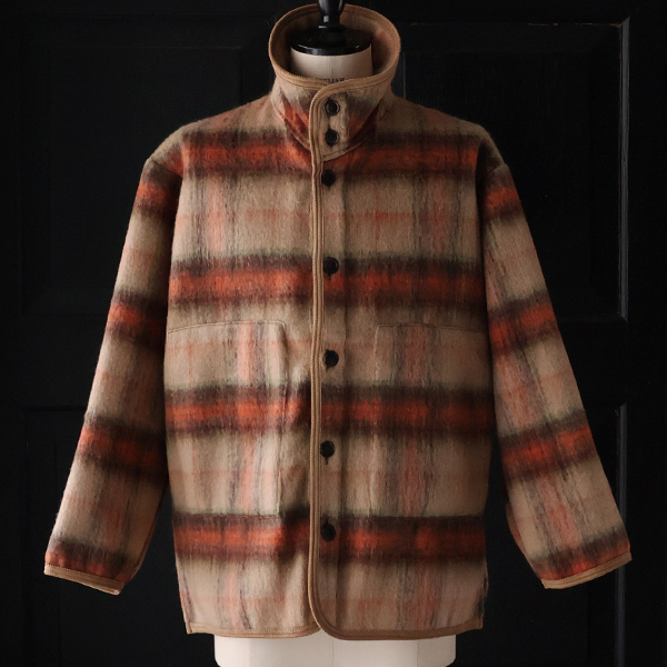 画像11: ECOLANA(エコラーナ) シャギーチェック スタンドオーバー ジャケット【MADE IN JAPAN】『日本製』【送料無料】 / Upscape Audience (11)