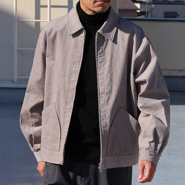 画像2: 14W（ウェル）コットンコーディロイ「マンチェスター」ドリズラージャケット【MADE IN JAPAN】『日本製』/ Upscape Audience (2)