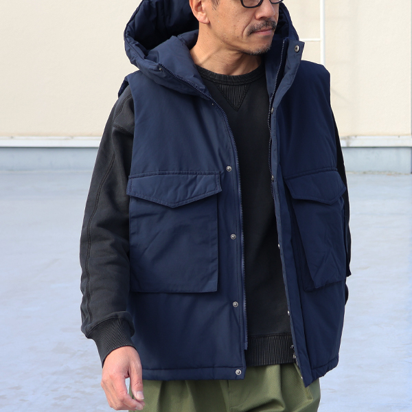 画像2: 60/40クロス Sorona®Dupont 中綿 G8 フライト WEP フードベスト【送料無料】 / Audience (2)