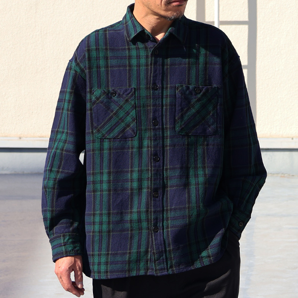 10/2ヘビーツイル ヴィンテージチェック ワーク ジャケット【MADE IN
