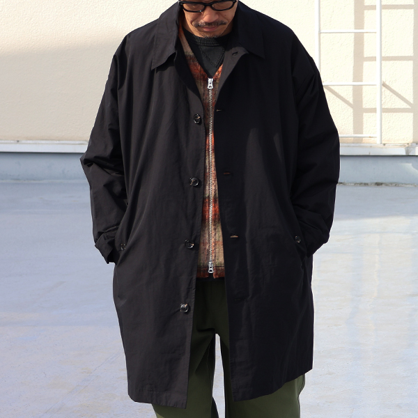 画像3: 綿ナイロン高密度ポプリン M-51 モッズ ステンカラーコート【送料無料】 /Audience (3)