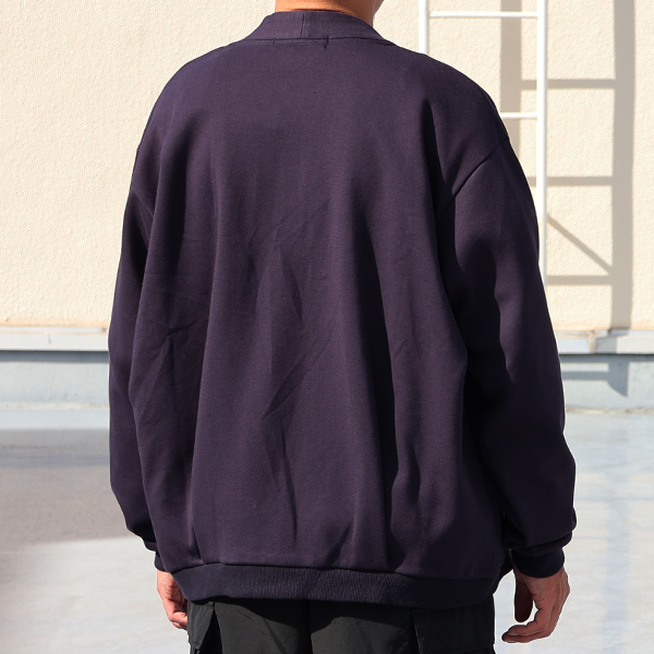 画像4: 「和歌山」 ミラノリブ (10オンス) バルーン Vカーディガン【MADE IN JAPAN】【送料無料】『日本製』 / Upscape Audience (4)