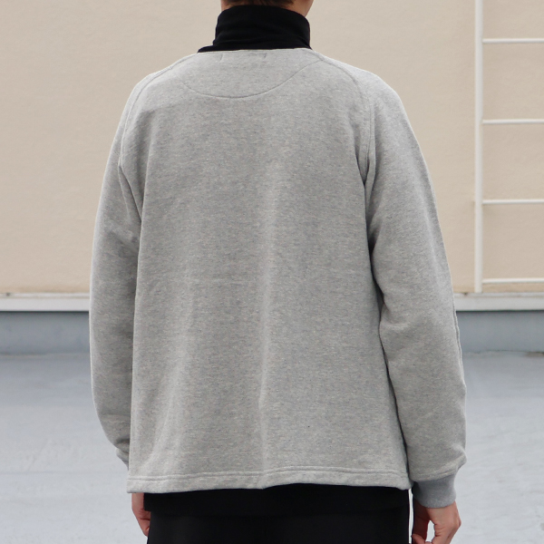 画像5: 「和歌山」 度詰裏毛 (11オンス) スナップ ノーカラージャケット【MADE IN JAPAN】【送料無料】『日本製』 / Upscape Audience (5)