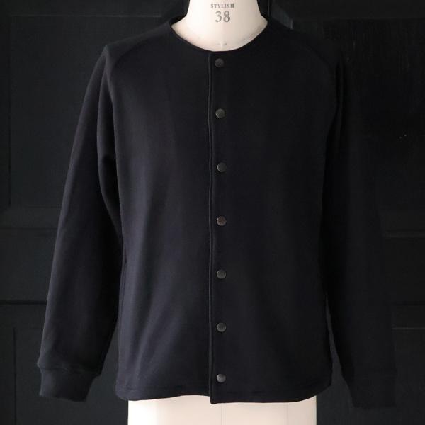 画像10: 「和歌山」 度詰裏毛 (11オンス) スナップ ノーカラージャケット【MADE IN JAPAN】【送料無料】『日本製』 / Upscape Audience (10)