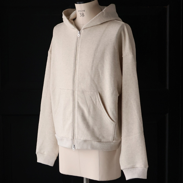 画像12: 「和歌山」 度詰裏毛 (11オンス) ボクシー クロップド フードZIPパーカー【MADE IN JAPAN】【送料無料】『日本製』 / Upscape Audience (12)