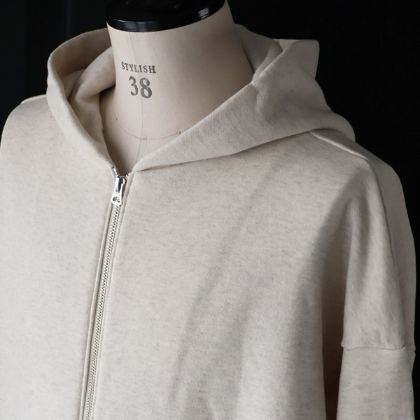 画像16: 「和歌山」 度詰裏毛 (11オンス) ボクシー クロップド フードZIPパーカー【MADE IN JAPAN】【送料無料】『日本製』 / Upscape Audience (16)