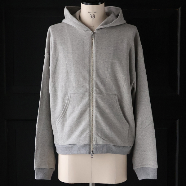 画像5: 「和歌山」 度詰裏毛 (11オンス) ボクシー クロップド フードZIPパーカー【MADE IN JAPAN】【送料無料】『日本製』 / Upscape Audience (5)