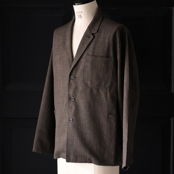 画像9: LANATEC® (ラナテック) TECH シャンブレーシャークスキン 3B カバーオール ジャケット【MADE IN JAPAN】『日本製』【送料無料】/ Upscape Audience (9)