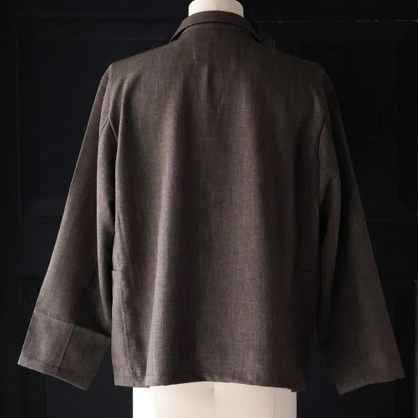 画像11: LANATEC® (ラナテック) TECH シャンブレーシャークスキン 3B カバーオール ジャケット【MADE IN JAPAN】『日本製』【送料無料】/ Upscape Audience (11)