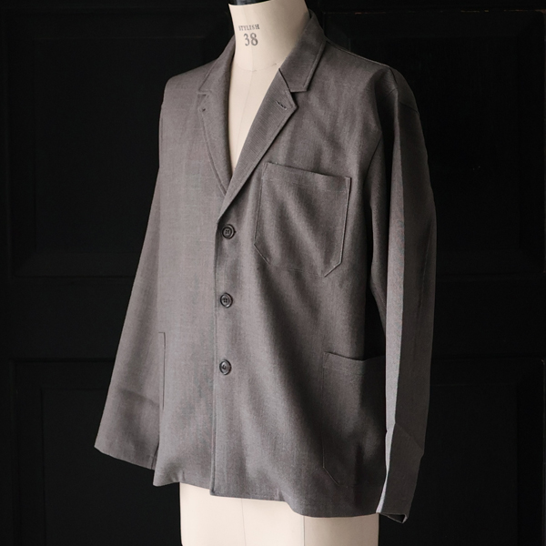 画像3: LANATEC® (ラナテック) TECH シャンブレーシャークスキン 3B カバーオール ジャケット【MADE IN JAPAN】『日本製』【送料無料】/ Upscape Audience (3)