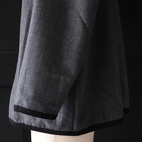 画像14: LANATEC® (ラナテック) TECH シャンブレーシャークスキン ポロカーディガン【MADE IN JAPAN】『日本製』【送料無料】/ Upscape Audience (14)