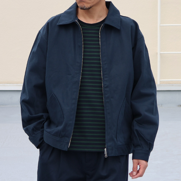 画像2: 「遠州」11オンス ヘビーカツラギ ドリズラー ジャケット【MADE IN JAPAN】『日本製』/ Upscape Audience (2)