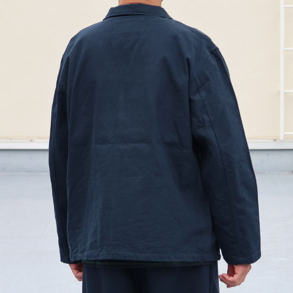 画像5: 「遠州」11オンス ヘビーカツラギ 3ボタン ロガージャケット【MADE IN JAPAN】『日本製』/ Upscape Audience (5)