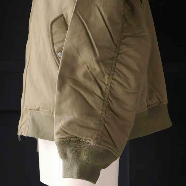 画像14: 綿ナイロン 高密度ツイル Sorona®Du-pont 中綿 MA-1 フライトジャケット【送料無料】 / Audience (14)