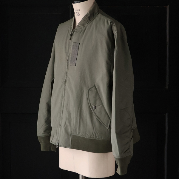 画像3: 綿ナイロン 高密度ツイル Sorona®Du-pont 中綿 MA-1 フライトジャケット【送料無料】 / Audience (3)