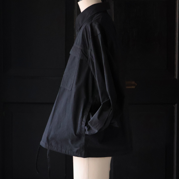 画像7: ピグメント 馬布 (ホースクロス) ドローコード バルーン ユーティリティーシャツジャケット / Audience (7)