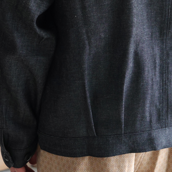 画像7: 「備後」8オンス ムラデニム US NAVY 1st Type トラッカー ジャケット【MADE IN JAPAN】『日本製』【送料無料】/ Upscape Audience (7)