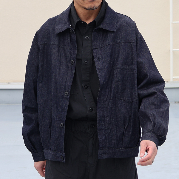 画像2: 「備後」8オンス ムラデニム US NAVY 1st Type トラッカー ジャケット【MADE IN JAPAN】『日本製』【送料無料】/ Upscape Audience (2)