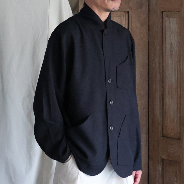 画像16: LANATEC® (ラナテック) TECH ウールライクツイル 3ボタン ロガージャケット【MADE IN JAPAN】『日本製』/ Upscape Audience (16)