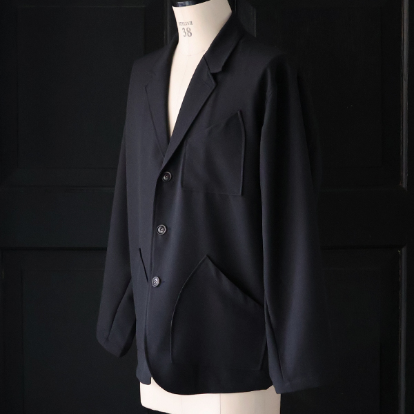 画像9: LANATEC® (ラナテック) TECH ウールライクツイル 3ボタン ロガージャケット【MADE IN JAPAN】『日本製』/ Upscape Audience (9)