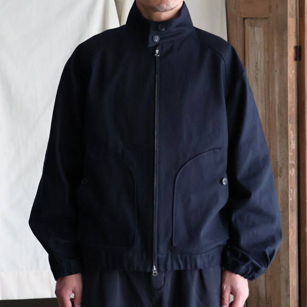 画像3: 「備後」11オンス コットンサージ G9 ブルゾン【MADE IN JAPAN】『日本製』/ Upscape Audience (3)