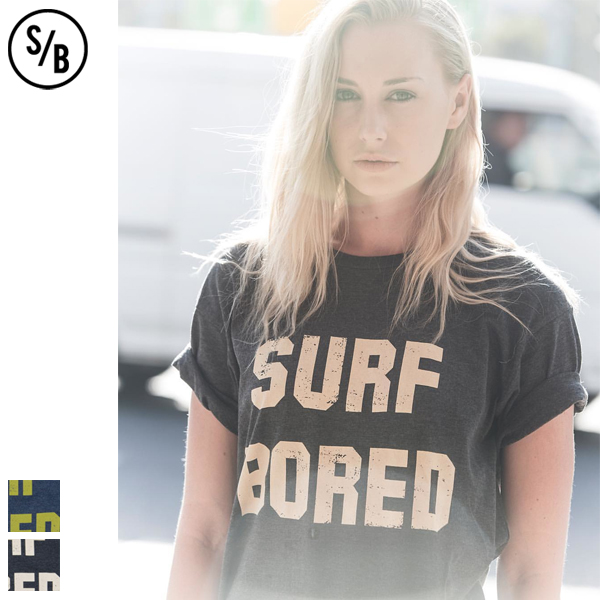 画像1: 【RE PRICE / 価格改定】"BORED" 半袖Tシャツ / SURF/BRAND (1)