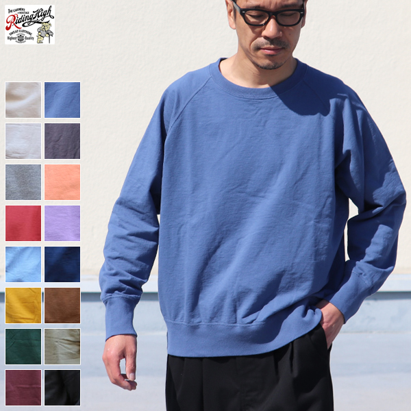 画像1: Riding High(R205-0301) / 7.5 oz. USA FLEECE RAGLAN SWEAT【MADE IN JAPAN】『日本製』 (1)