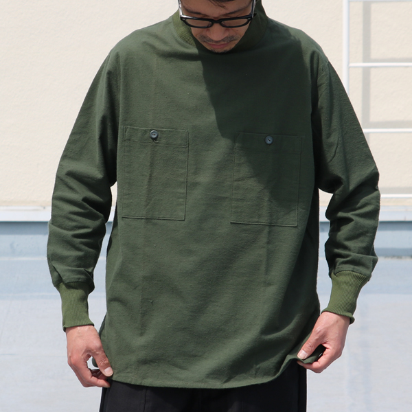 画像2: DEAD STOCK / Hungarian Army Flannel Mock Neck Square Shirts（ハンガリー軍フランネル モックネック スクエアシャツ） (2)