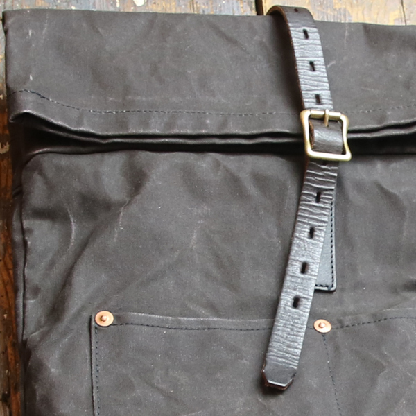 画像: CANVAS×LEATHER ROLLTOP Rucksack［VS-205P］【MADE IN JAPAN】『日本製』【送料無料】  / vasco