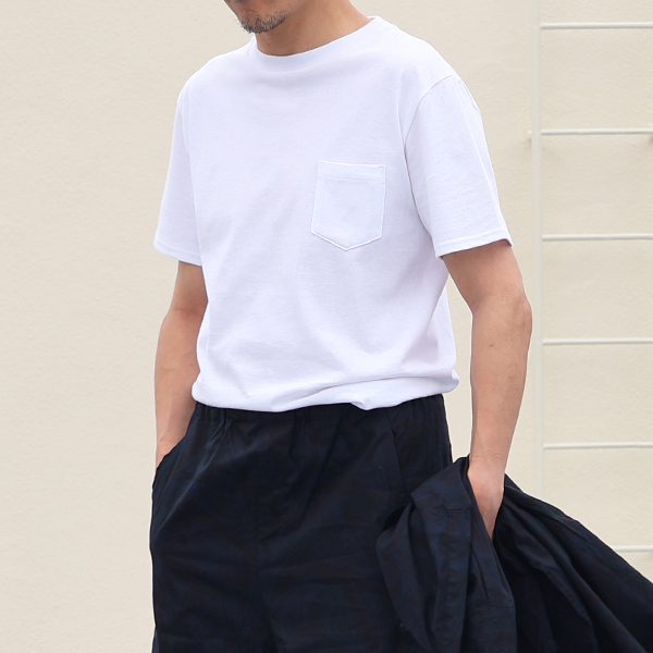 画像3: USAファブリック丸胴国産ポケットTEE【FABRIC MADE IN USA】【ASSEMBLED IN JAPAN】『日本製』 (3)