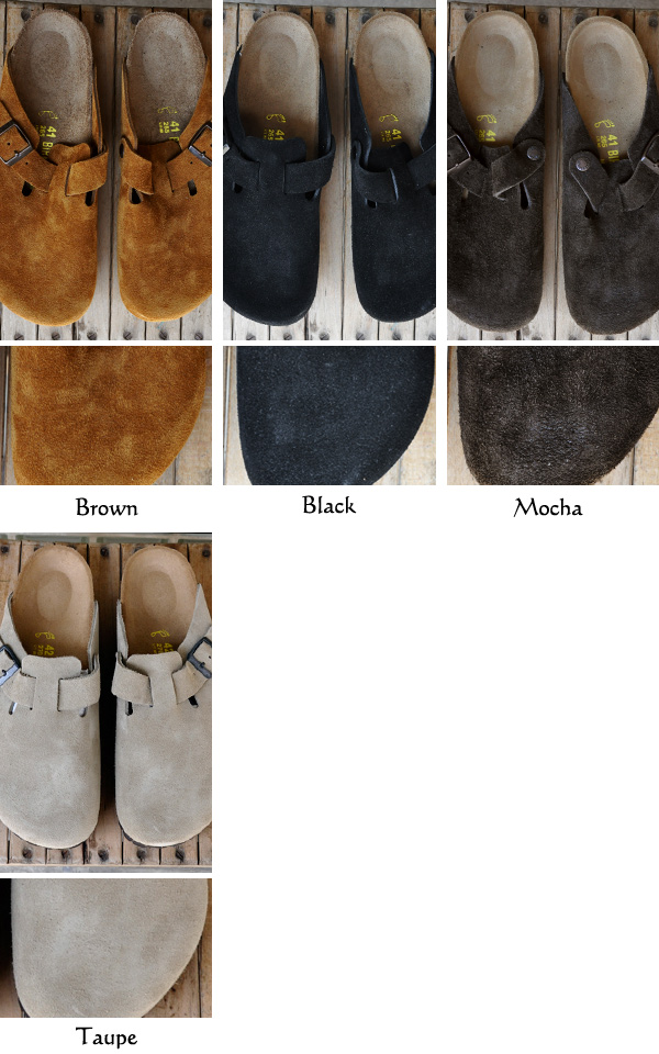 画像: BIRKENSTOCK(ビルケンシュトック)BOSTON(ボストン) Velours - 060461,060401,060491,060901