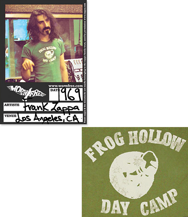 画像: WORNFREE Frank Zappa - Frog Hollow Tee